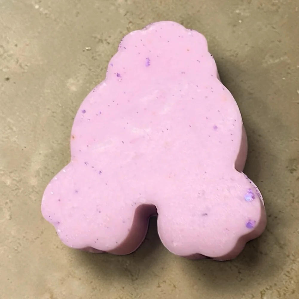 Hand Crafted | Other | Lavender Rose Soap Bunny Hand Crafted Glitter ...